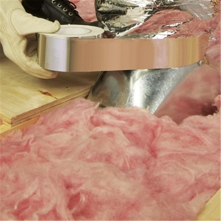 Continuaciones 3 in. x 60 Yards Industrial Aluminum Foil Tape CO2820001